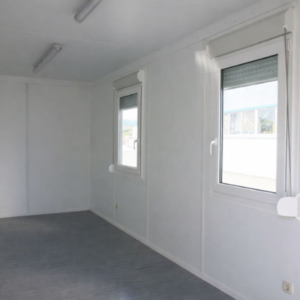 Contenedor oficina de Obra 20 dos ventanas
