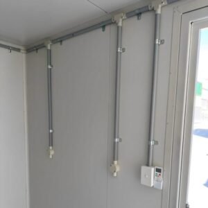 Contenedor de 10 Pies Blanco Modificado con Aire Acondicionado